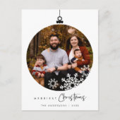 Carte Postale Photo de famille de Noël le plus joyeux, Vœux Boul (Devant)