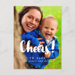 Carte Postale Photo de famille du Nouvel An