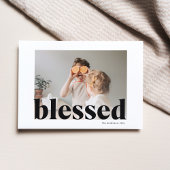 Carte Postale Photo de famille | Joyeux Thanksgiving Bénie