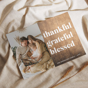 Carte Postale Photo de famille   La tarte de dinde de la famille