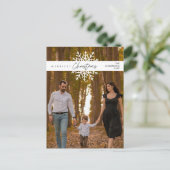 Carte Postale Photo de famille Noël le plus joyeux, Bonheur conf (Debout devant)