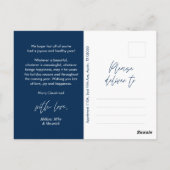 Carte Postale Photo de famille Noël le plus joyeux, Bonheur conf (Dos)