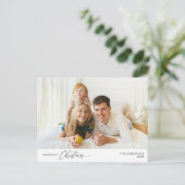 Carte Postale Photo de famille Noël le plus joyeux, Bonheur d'hi (Debout devant)