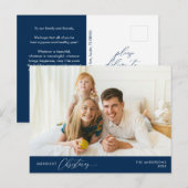 Carte Postale Photo de famille Noël le plus joyeux, Bonheur d'hi (Devant / Derrière)