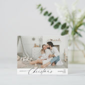 Carte Postale Photo de famille Noël le plus joyeux, Bonheur d'hi (Debout devant)