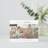 Carte Postale Photo de famille Noël le plus joyeux, Moderne et C (Debout devant)