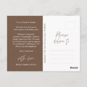 Carte Postale Photo de famille Noël le plus joyeux, Moderne et C (Dos)