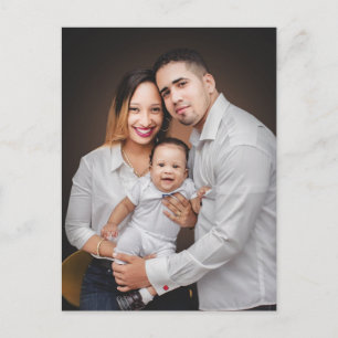 Carte Postale Photo de famille personnalisée sur mesure