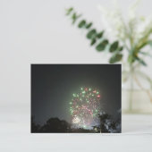 Carte postale photo de feux d'artifice (Debout devant)
