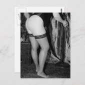 Carte Postale Photo de filets de pêche sexy (Devant / Derrière)