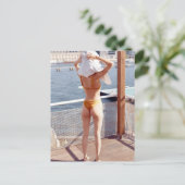 Carte postale photo de fille en bikini (Debout devant)