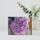 Carte Postale Photo de fleurs florales d'Hydrangea (Debout devant)