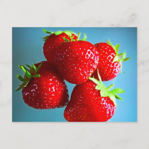 Carte Postale Photo de fraises