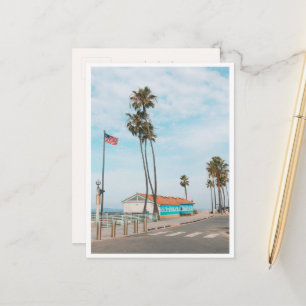 Carte Postale Photo de la jetée de Manhattan Beach Los Angeles C
