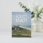 Carte Postale photo de la ligne d'horizon de South Beach Miami (Debout devant)