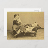 Carte Postale Photo de la mort de l'ère victorienne (Devant / Derrière)