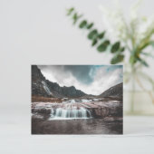 Carte Postale Photo de la nature de la cascade (Debout devant)