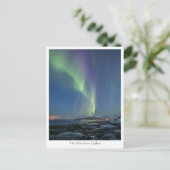 Carte Postale Photo de la nature des lumières du Nord (Debout devant)