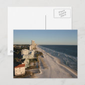 Carte Postale photo de la plage de Panama City Floride (Devant / Derrière)