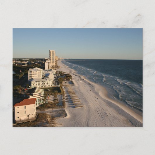 Carte Postale photo de la plage de Panama City Floride (Devant)
