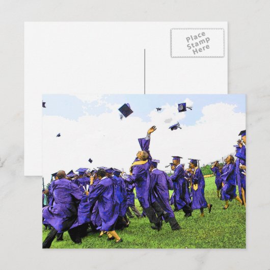 Carte Postale Photo de la promotion 20XX Afro-Américains (Devant / Derrière)