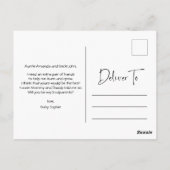 Carte Postale Photo de la proposition Godparents moderne (Dos)