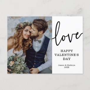 Carte postale photo de la Saint-Valentin