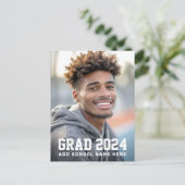 Carte Postale Photo de l'année de remise des diplômes (Debout devant)