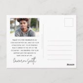 Carte Postale Photo de l'année de remise des diplômes (Dos)