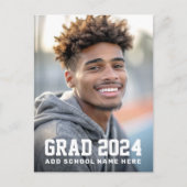 Carte Postale Photo de l'année de remise des diplômes de fin d'é (Devant)