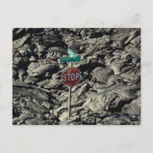 Carte Postale Photo de l'arrêt de la lava