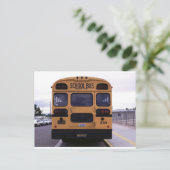 Carte Postale Photo de l'autobus scolaire (Debout devant)