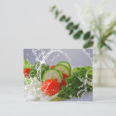 Carte Postale Photo de légumes (Debout devant)