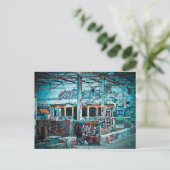 Carte postale photo de l'usine abandonnée (Debout devant)