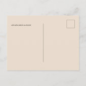 Carte Postale Photo de mariage à sauvegarder Fleurs de couleur b (Dos)