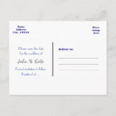 Carte postale photo de mariage Cinderella Silver C (Dos)