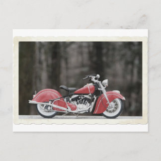 Carte Postale Photo de moto couleur ancienne