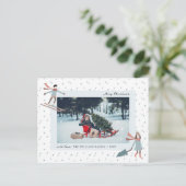 Carte postale photo de Noël (Debout devant)