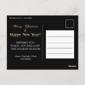 Carte Postale Photo de Noël (Dos)