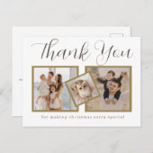 Carte postale photo de Noël Merci (Devant / Derrière)