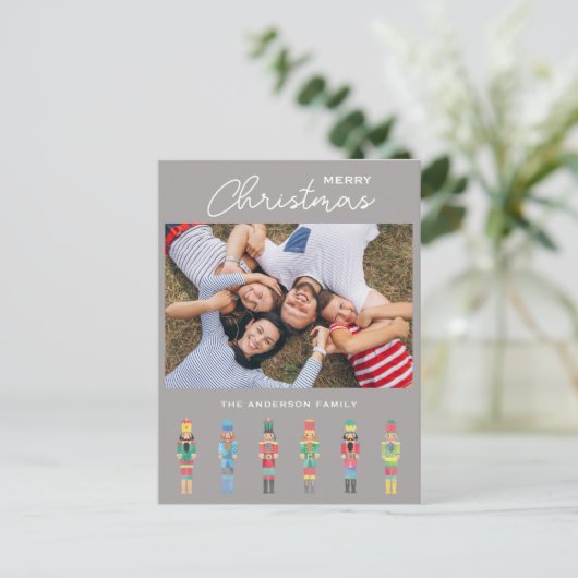 CARTE POSTALE PHOTO DE NOËL NUTCRACKER (Debout devant)