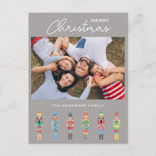 CARTE POSTALE PHOTO DE NOËL NUTCRACKER (Devant)