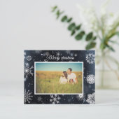 Carte Postale Photo de Noël personnalisée (Debout devant)