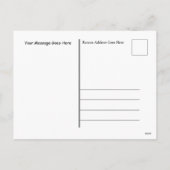 Carte postale photo de Noël Tie Dye - HAMbWG (Dos)