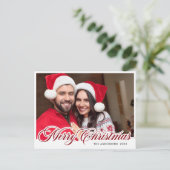 Carte Postale Photo de Noël tout simplement élégant (Debout devant)