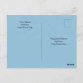 Carte Postale Photo de Ocean Through the Waters Isaïe 43:2 Bleu (Dos)