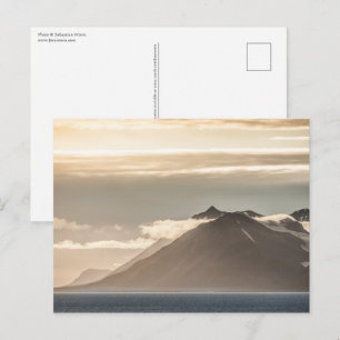 Carte Postale Photo de paysage de Spitsbergen Svalbard