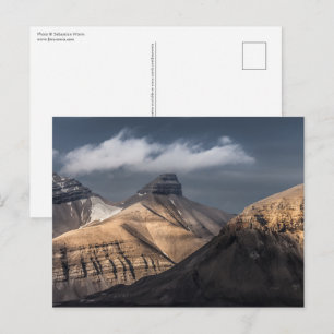 Carte Postale Photo de paysage de Spitsbergen Svalbard