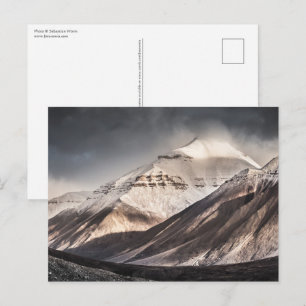 Carte Postale Photo de paysage du Spitsbergen Svalbard
