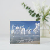 Carte Postale Photo de plage Écriture manuscrite Décontractée Ma (Debout devant)